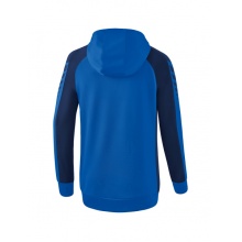 Erima Training Jacket Six Wings with Hood (Cotton Blend, Soft, Comfortable, Tailored Cut) Royal Blue/Navy Blue Women